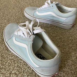 Blue suede vans